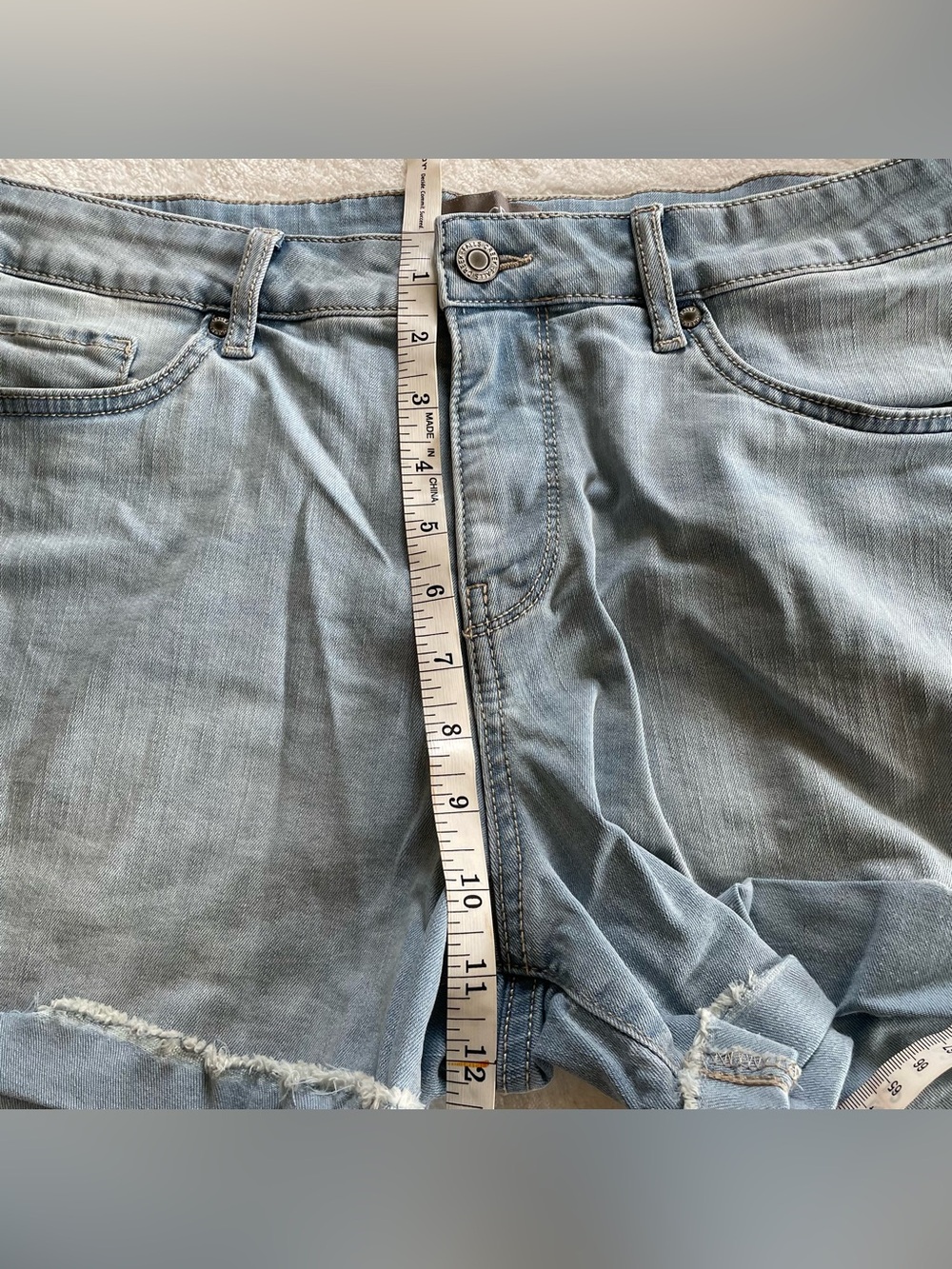 Falls Creek Light Denim Shorts size 14 - Picture 8 of 11